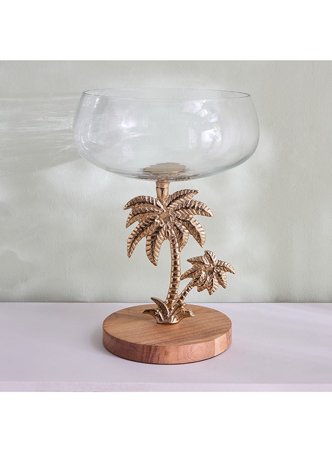 Home Box وعاء زينة مركزي سحرا ذهبي للمنزل - Image 2